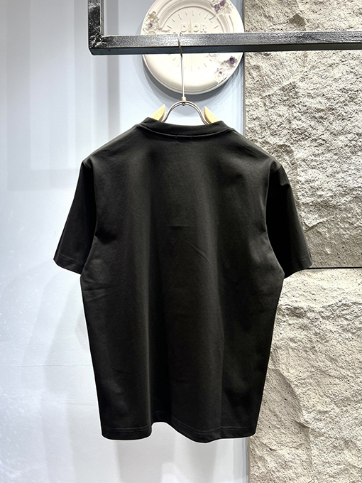 サンローランスーパーコピー新しい布刺繍半袖Tシャツ