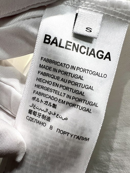 バレンシアガ新しい厚板アルファベットTシャツ