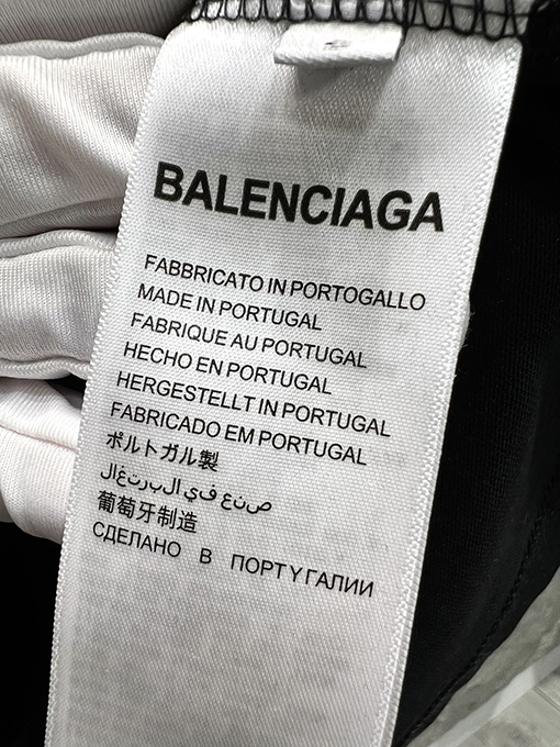 バレンシアガ新しい厚板アルファベットTシャツ
