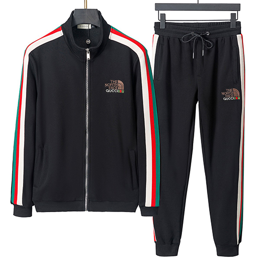 Guci X North Face公式サイトのジップアップファッション新しいセット