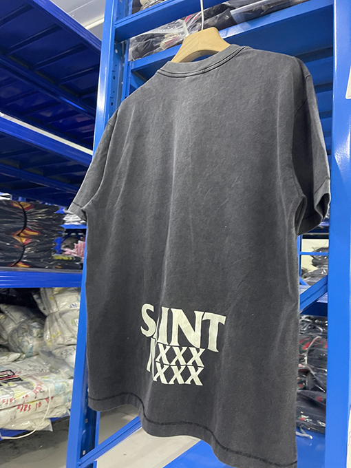 セント マイケル25SS“THE JUDGMENT”禁止ウォッシュヴィンテージTシャツ