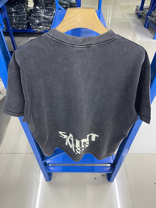 セント マイケル25SS“THE JUDGMENT”禁止ウォッシュヴィンテージTシャツ