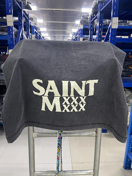 セント マイケル25SS“THE JUDGMENT”禁止ウォッシュヴィンテージTシャツ