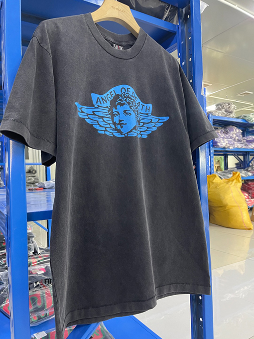 セント マイケルスーパーコピー25SSプリントウォッシュ古いTシャツ