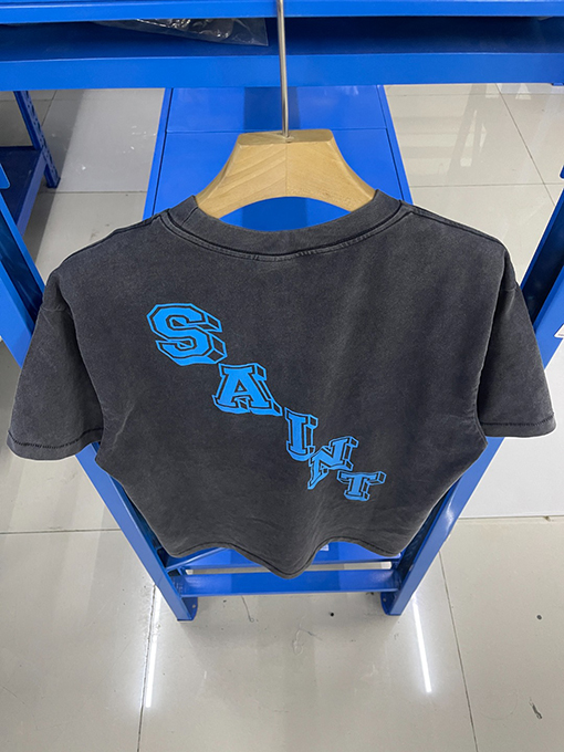 セント マイケルスーパーコピー25SSプリントウォッシュ古いTシャツ