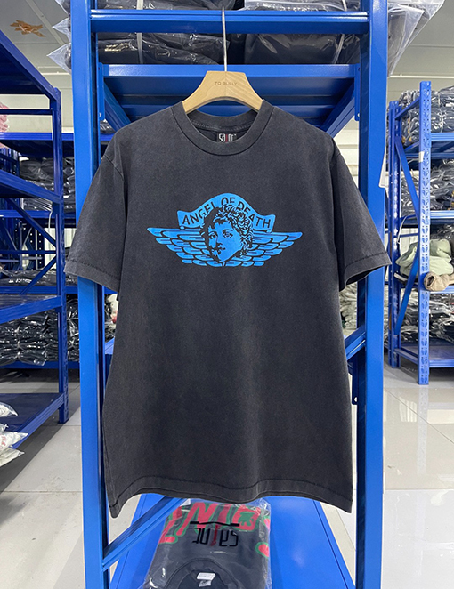 セント マイケルスーパーコピー25SSプリントウォッシュ古いTシャツ