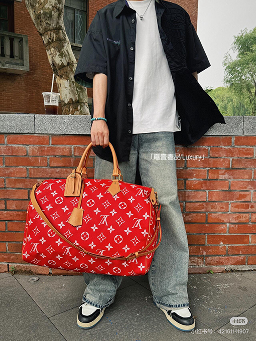 ルイヴィトンSpeedy Bandoulière 40 Monogram Leather ハンドバッグ