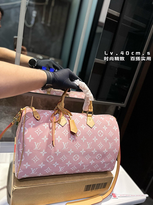 ルイヴィトンSpeedy Bandoulière 40 Monogram Leather ハンドバッグ