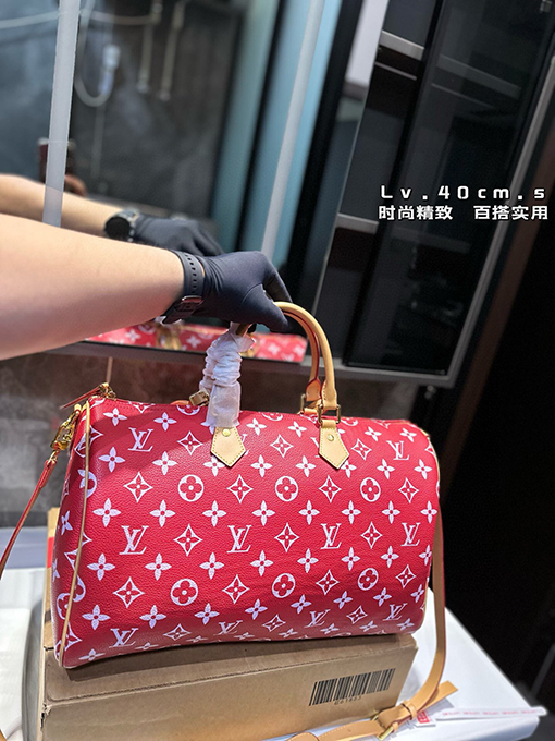 ルイヴィトンSpeedy Bandoulière 40 Monogram Leather ハンドバッグ