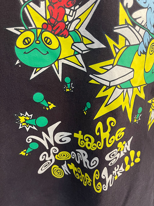 セント マイケル25SS“we take your sin on the chin“MX6水洗いした古いTシャツ
