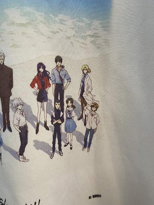 セント マイケル25SS新世紀エヴァンゲリオン半袖Tシャツ