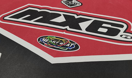 セント マイケル2025SS MX6 L/S TEレーシングスタイルクラックウォッシュヴィンテージ長袖Tシャツ