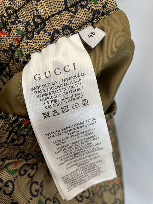 グッチシルクスポーツビーチショーツ