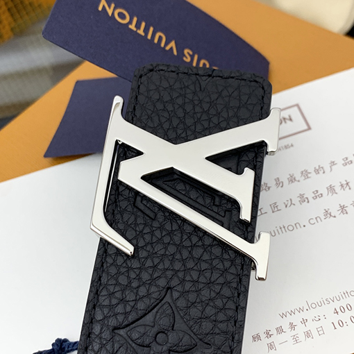 ルイヴィトンエンボス牛革ベルト