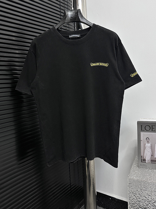 クロムハーツファッション新しいサンスクリット語のウォッシュTシャツ