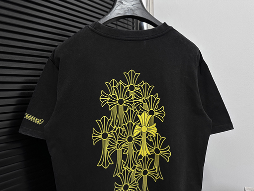 クロムハーツファッション新しいサンスクリット語のウォッシュTシャツ