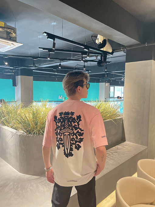 クロムハーツスーパーコピーダブルガーゼスウェット半袖Tシャツ