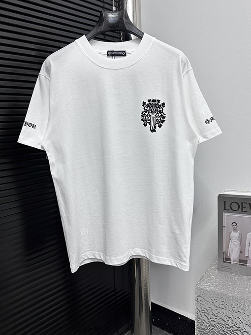 クロムハーツスーパーコピーダブルガーゼスウェット半袖Tシャツ