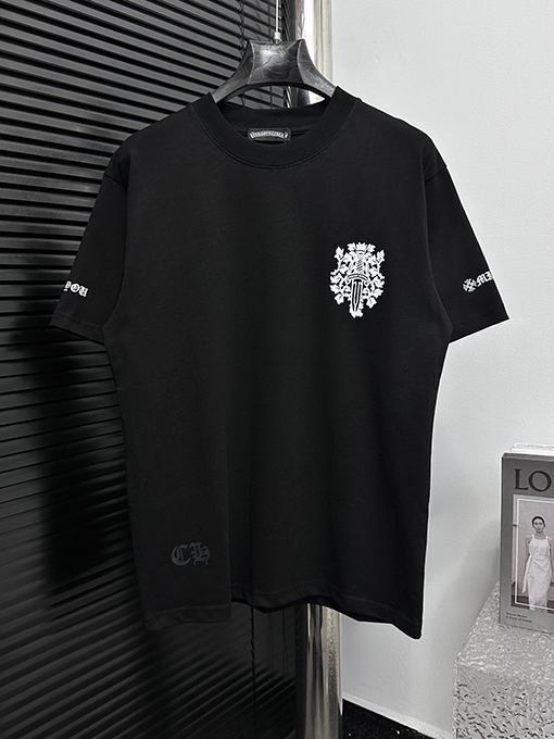 クロムハーツスーパーコピーダブルガーゼスウェット半袖Tシャツ