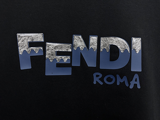 フェンディ25ssコットンプレスラウンドネックTシャツ