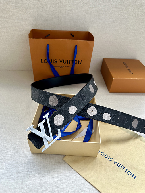 ルイヴィトン LV x YK LV Initiales 両面ベルト