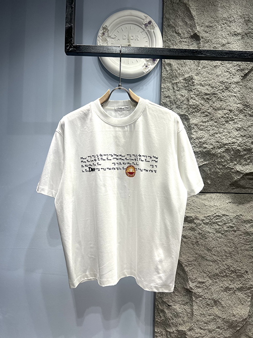 ディオールスーパーコピー新しいモニュメント半袖Tシャツ