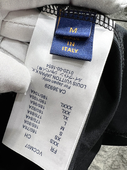 ルイヴィトン新しいプリントロゴ半袖Tシャツ
