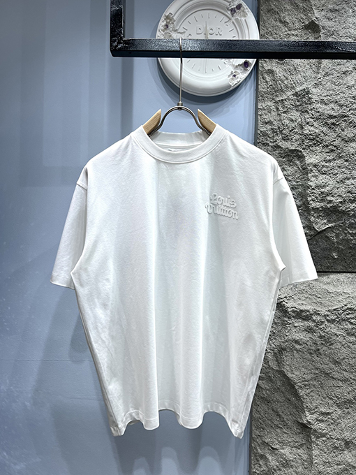 ルイヴィトンコピーマイクロサイン半袖Tシャツ