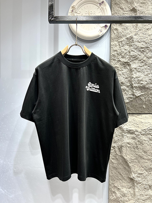 ルイヴィトンコピーマイクロサイン半袖Tシャツ