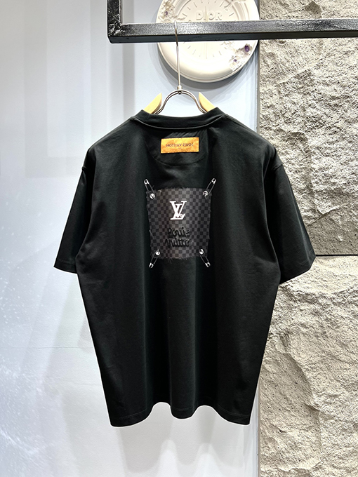 ルイヴィトンコピーマイクロサイン半袖Tシャツ