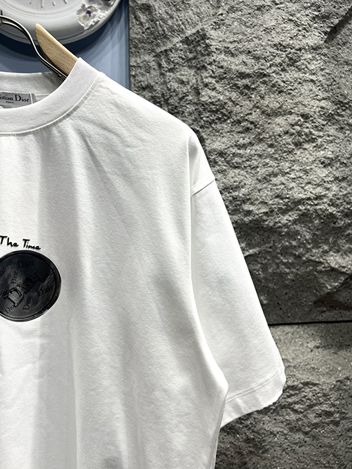 ディオール新しい記念コイン半袖Tシャツ