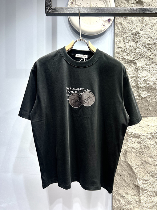 ディオール新しい記念コイン半袖Tシャツ