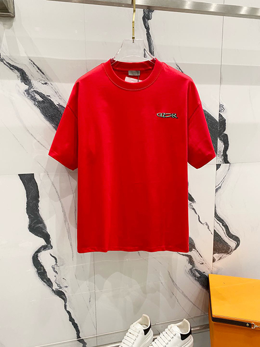 ディオールエンボス文字半袖Tシャツ