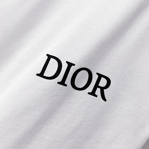 ディオールCD 47プリントロゴ公式半袖Tシャツ