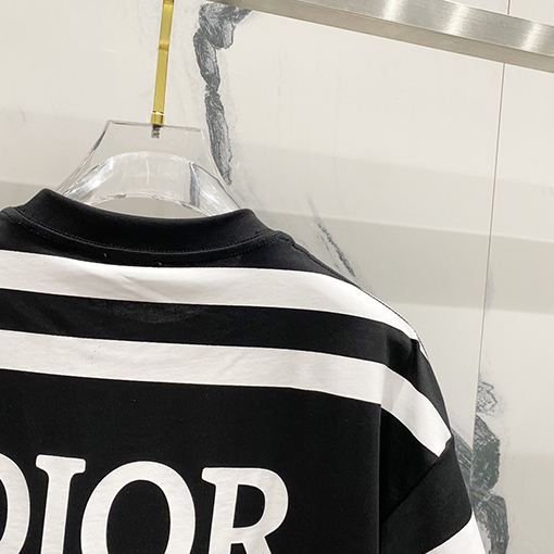 ディオールCD 47プリントロゴ公式半袖Tシャツ