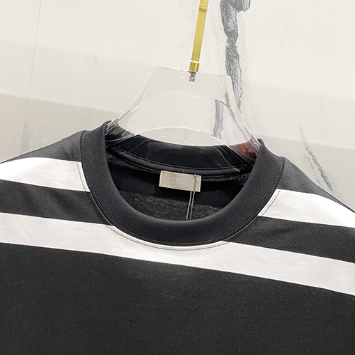 ディオールCD 47プリントロゴ公式半袖Tシャツ