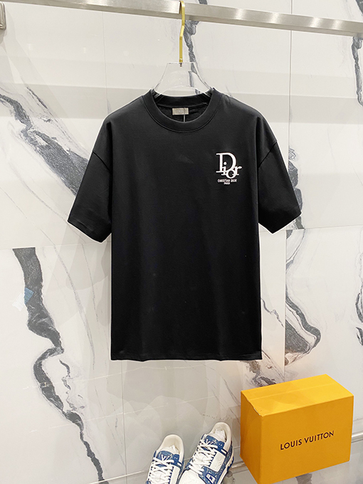 ディオール ロゴ公式クルーネック半袖Tシャツ