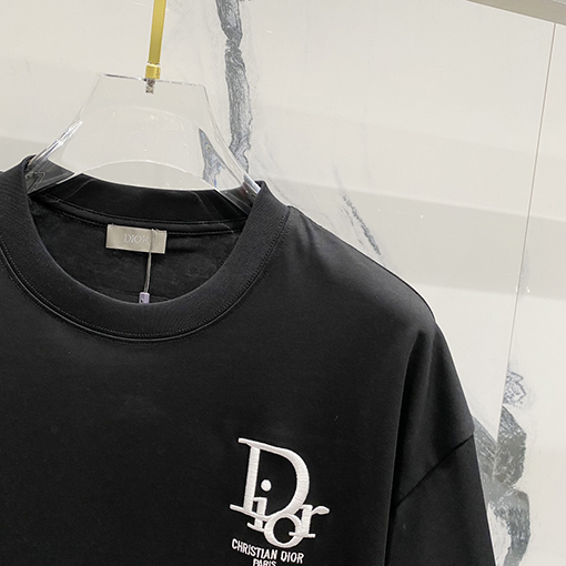 ディオール ロゴ公式クルーネック半袖Tシャツ