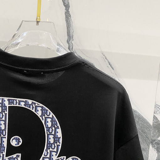 ディオール ロゴ公式クルーネック半袖Tシャツ