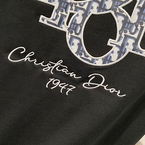 ディオール ロゴ公式クルーネック半袖Tシャツ