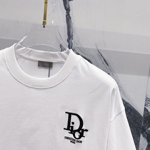 ディオール ロゴ公式クルーネック半袖Tシャツ