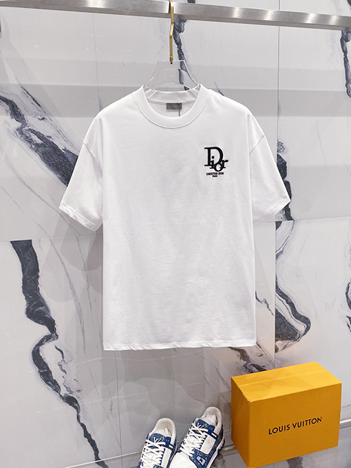 ディオール ロゴ公式クルーネック半袖Tシャツ