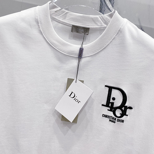 ディオール ロゴ公式クルーネック半袖Tシャツ