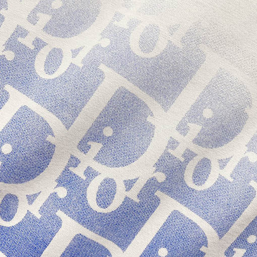 ディオール刺繍CDアルファベットロゴヴィンテージグラデーションプリント半袖Tシャツ