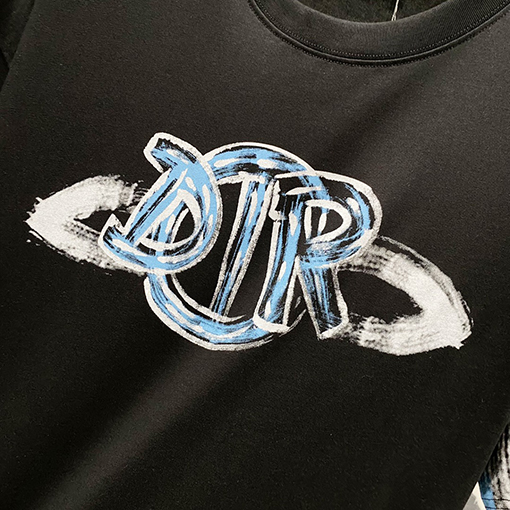 ディオールロゴ公式半袖Tシャツ