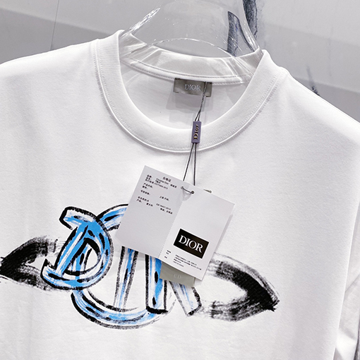 ディオールロゴ公式半袖Tシャツ