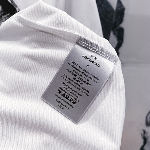 ディオールロゴ公式半袖Tシャツ