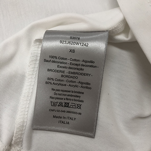 ディオール新ロゴプリントカップル半袖Tシャツ