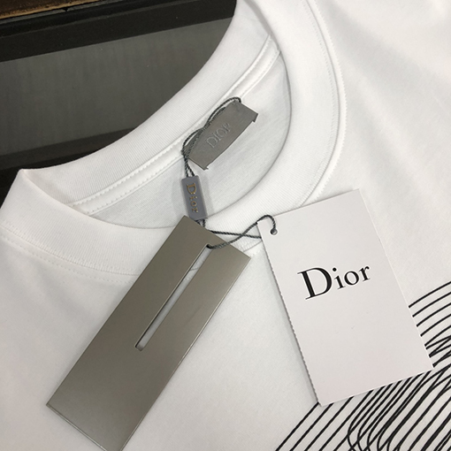 ディオール大きなロゴプリント ロゴ半袖Tシャツ