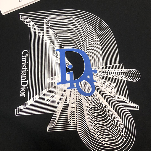 ディオール大きなロゴプリント ロゴ半袖Tシャツ